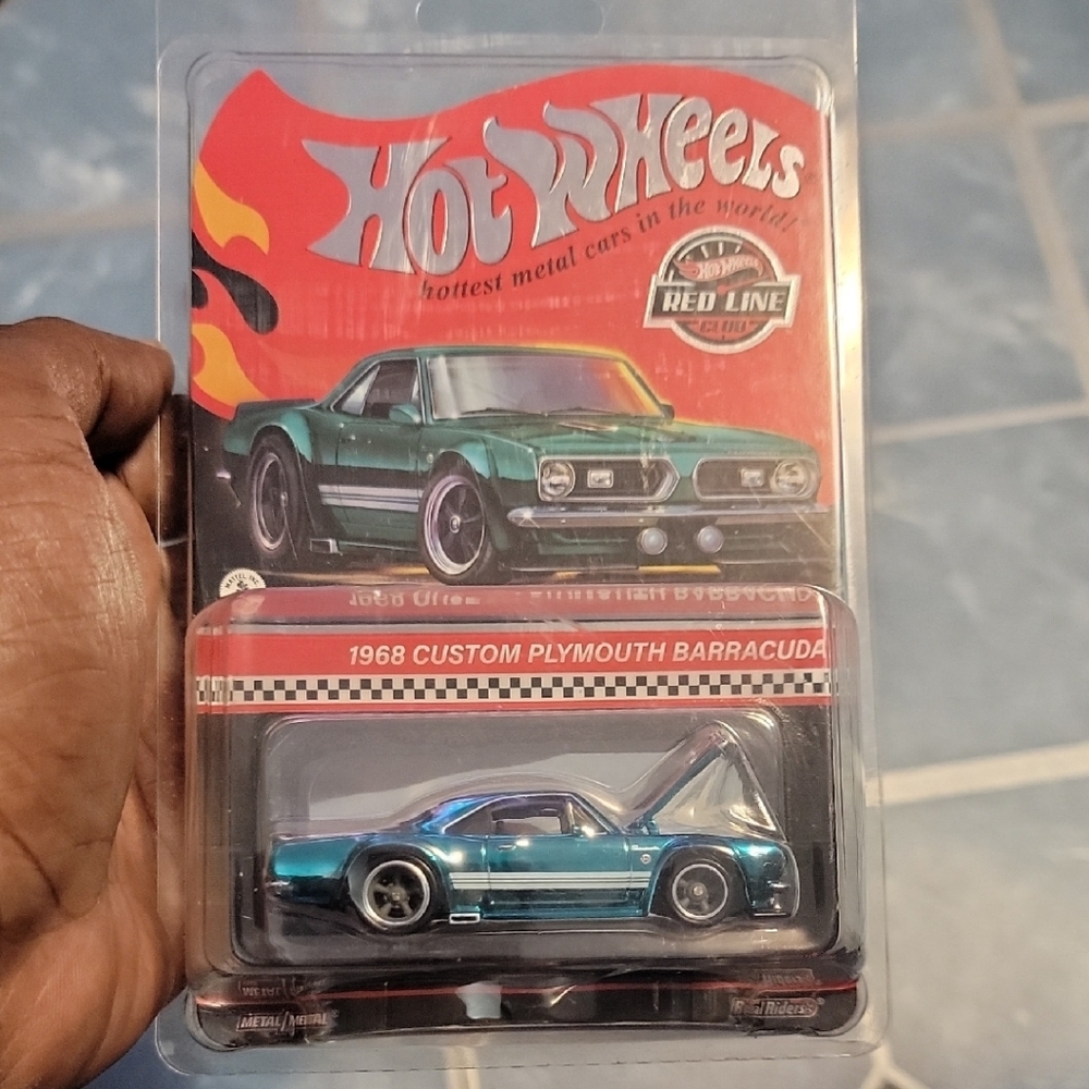 Hot Wheels 1968 Custom Plymouth Barracuda - Blue